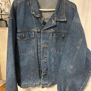 90's Vintage Mens Classic Blue Denim Jacket